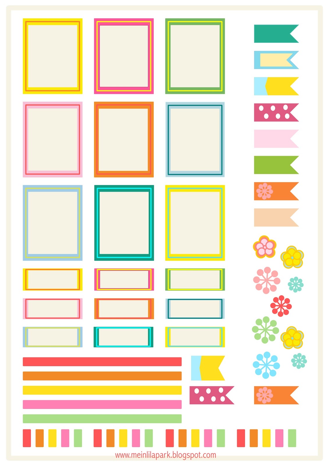Free Printable Planner Stickers - Printable World Holiday
