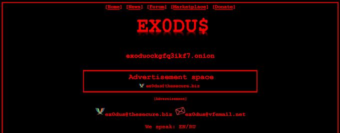 Ex0du$ | Directorio de malware en la DeepWeb (+Malware)