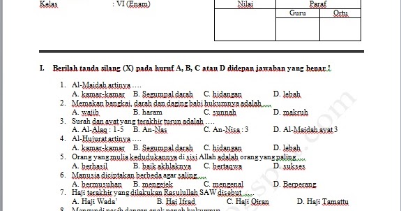 Contoh Soal Tes Tenaga Fasilitator Lapangan Download File Guru