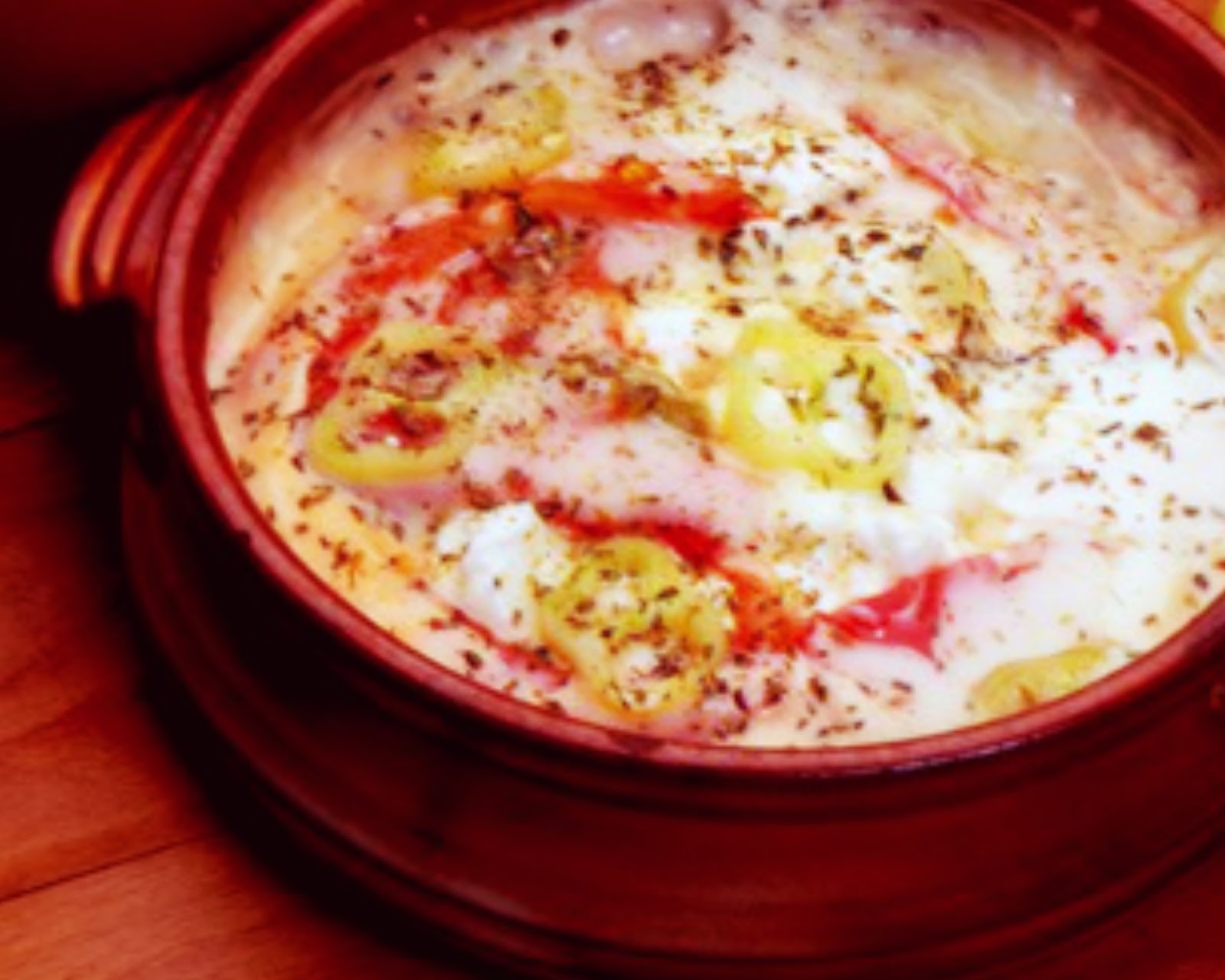 the true greek life: Greek Recipe with cheese - Mpougiourdi