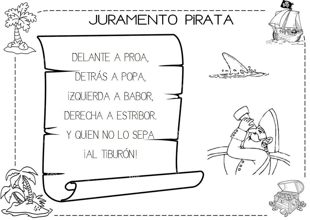Mi grimorio escolar: LOS ACCESORIOS PIRATAS  Piratas, Preescolar pirata,  Cuentos de piratas