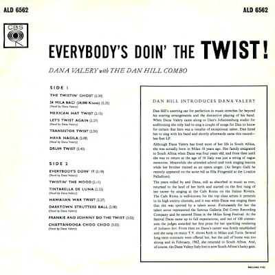 Dana Valery With The Dan Hill Combo - Everybody's Doin' The Twist  (1962)