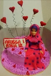 Muslimah Doll Cake