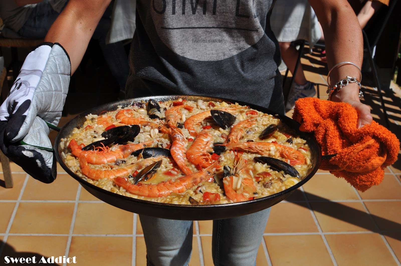 paella a la brasa de txela