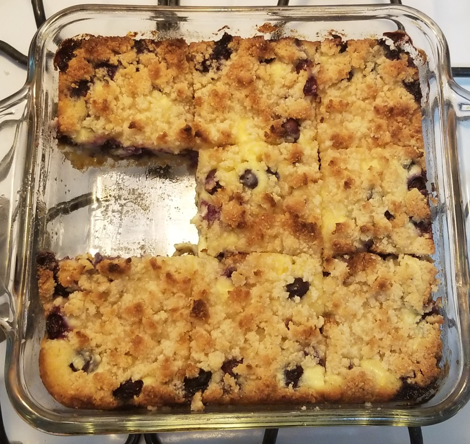 Carrie's Kitchen Creations Low Carb Blueberry Danish Coffee Cake