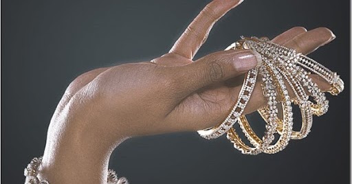 Showroom of Gold single diamond ad bracelet | Jewelxy - 233605