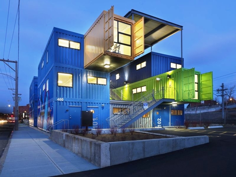 Shipping Container Homes & Buildings AllElectric Shipping Container