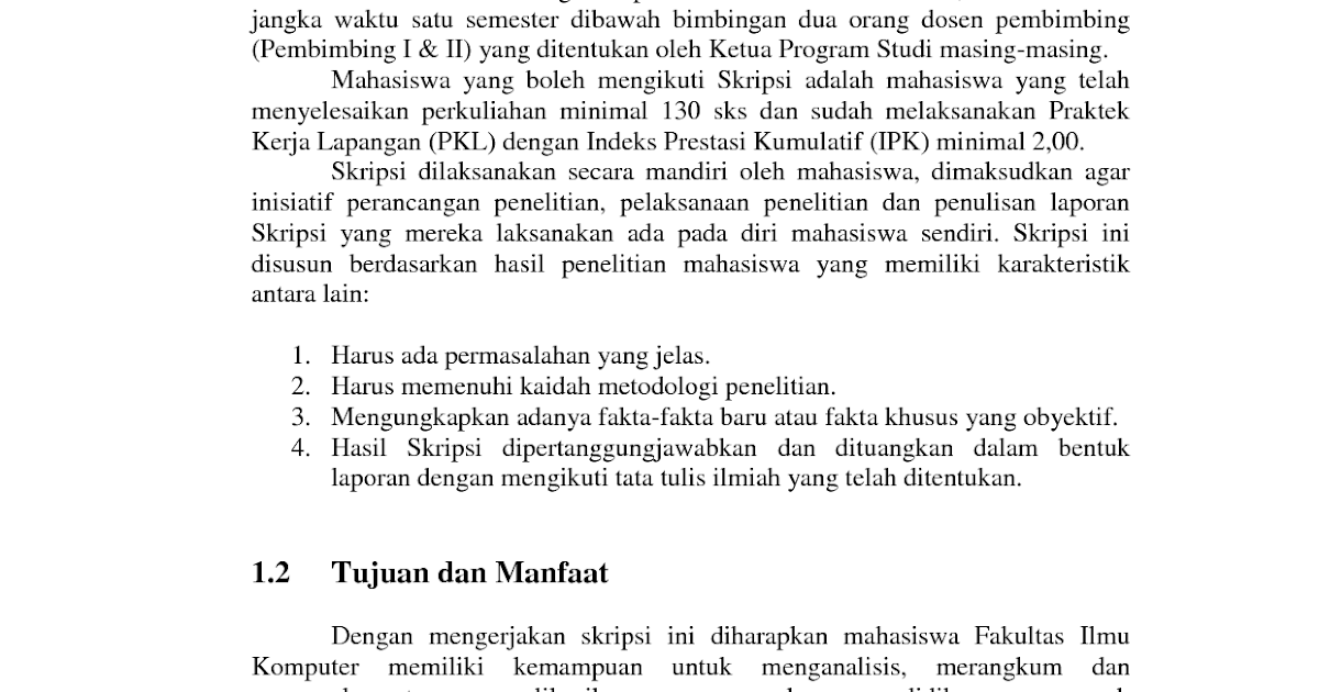 350 Skripsi Pendidikan Bahasa Indonesia PDF Lengkap Terbaru