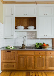farmhouse modern cabinets kitchen stained decor painted kitchens inspiration mix wood base uppers centsational via