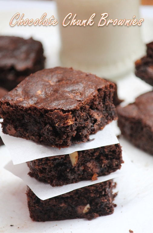 Chocolate Chunk Brownies Recipe Yummy Tummy