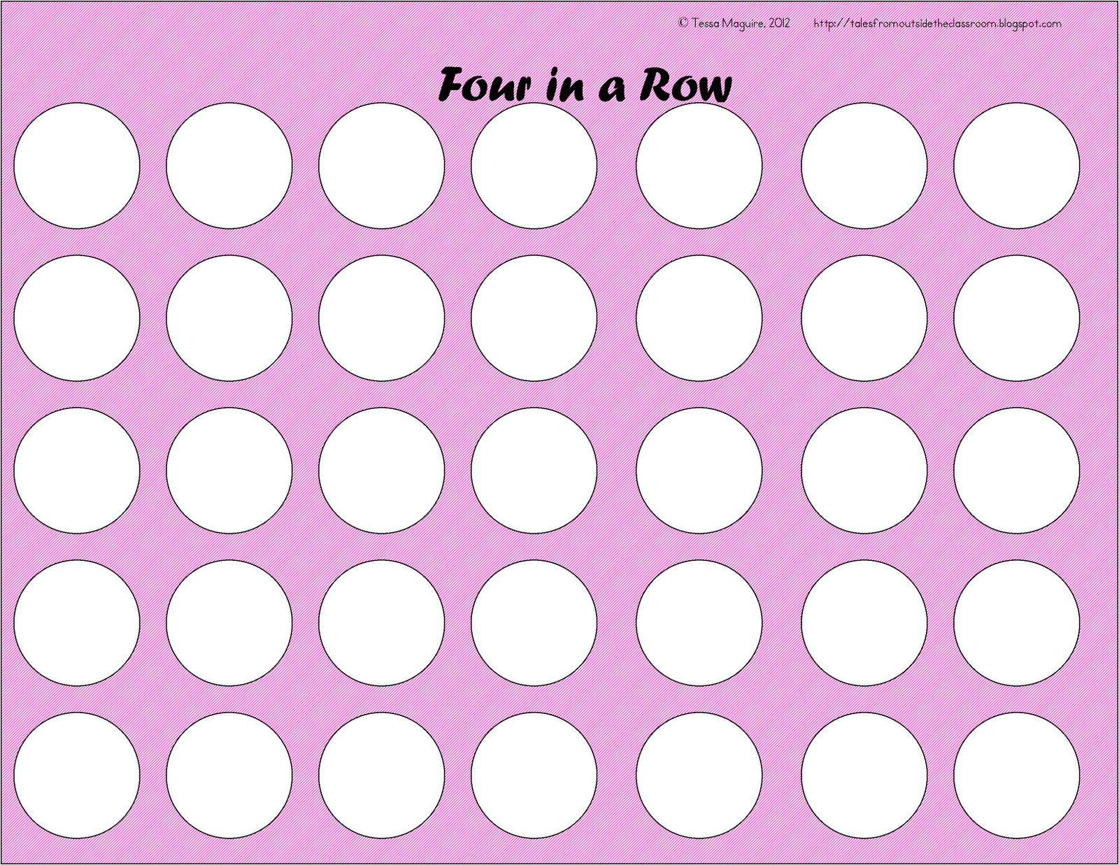 Connect 4 Template