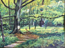 Video of a Woodland painting
