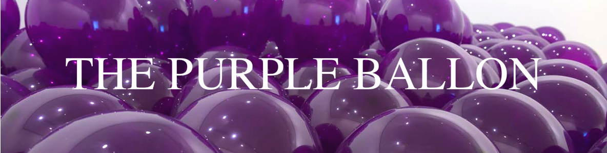 the purple ballon