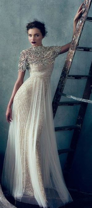 Gorgeous jeweled bridal gown