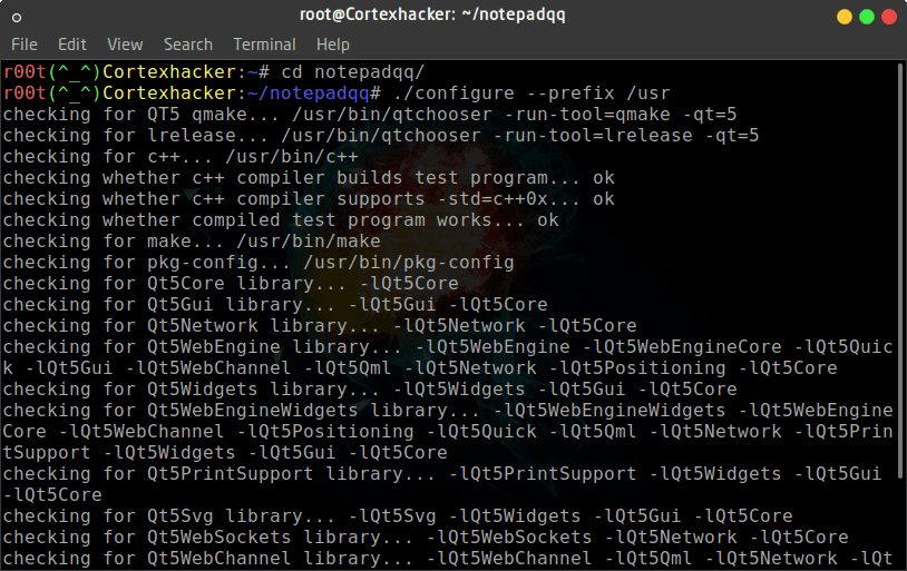 شرح تثبيت المفكرة الاحترافية Notepadqq على لينكس
