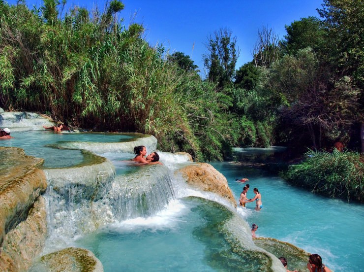 Top 10 Natural Wonders in Italy - Hot Springs of Saturnia