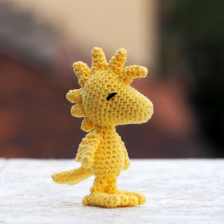 PATRON GRATIS WOODSTOCK | SNOOPY AMIGURUMI 34217