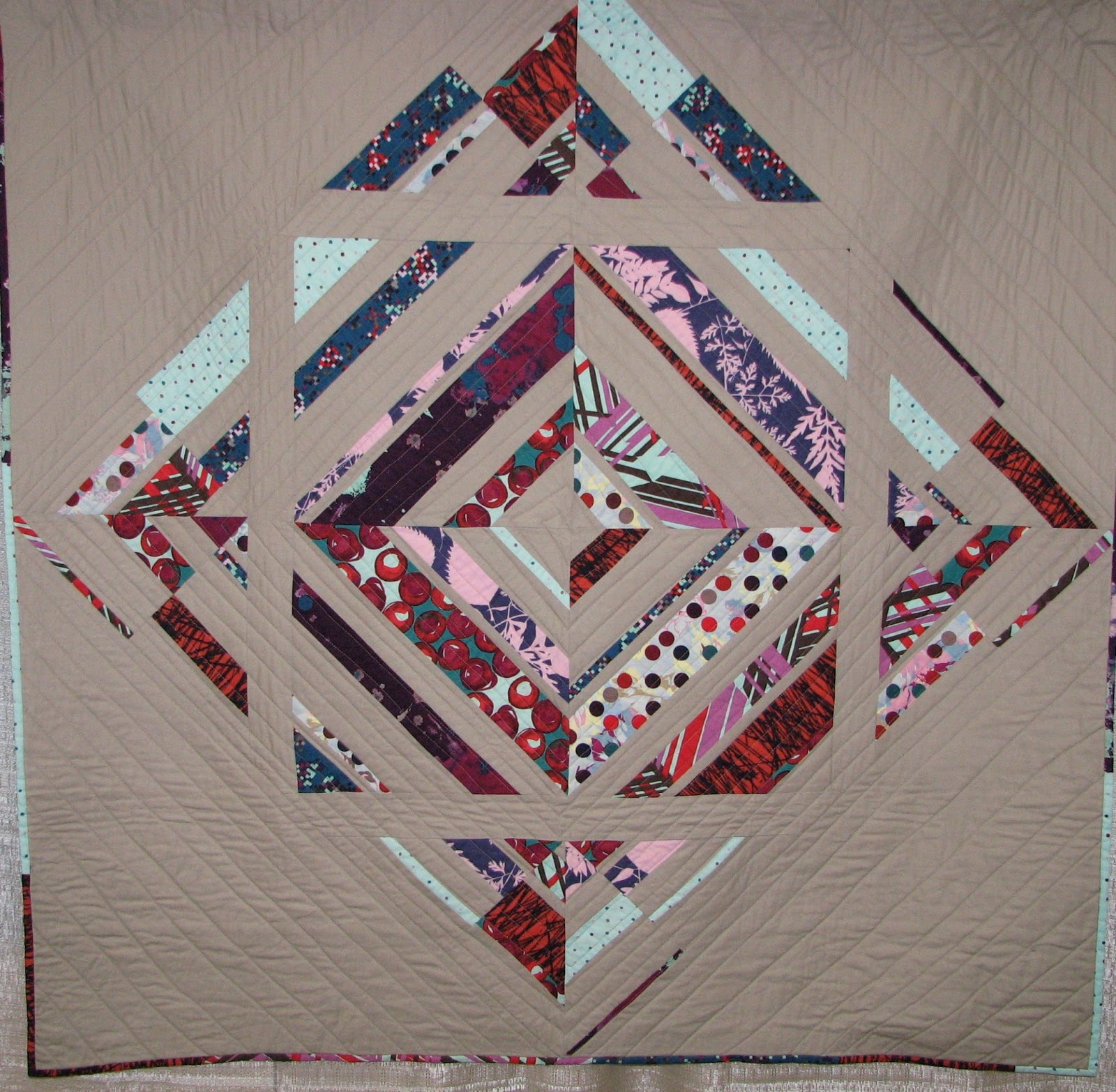 Лоскутное шитье спираль