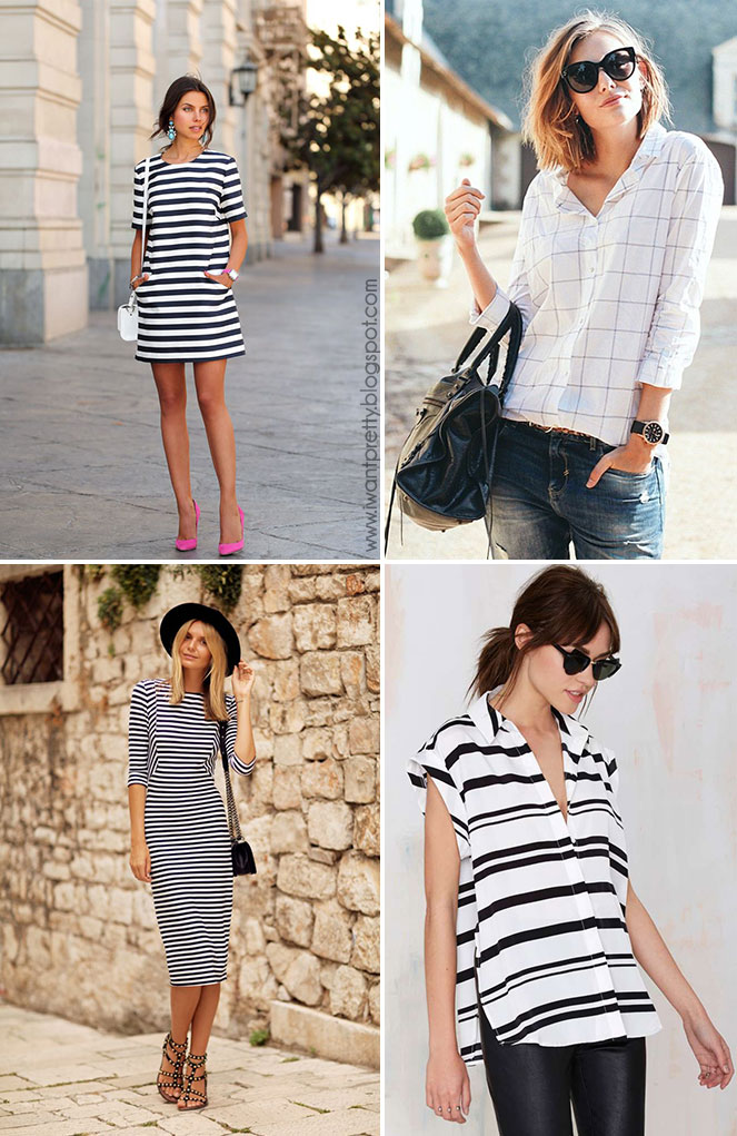 I want pretty: LOOK-Outfits en blanco y negro para Primavera/Verano!