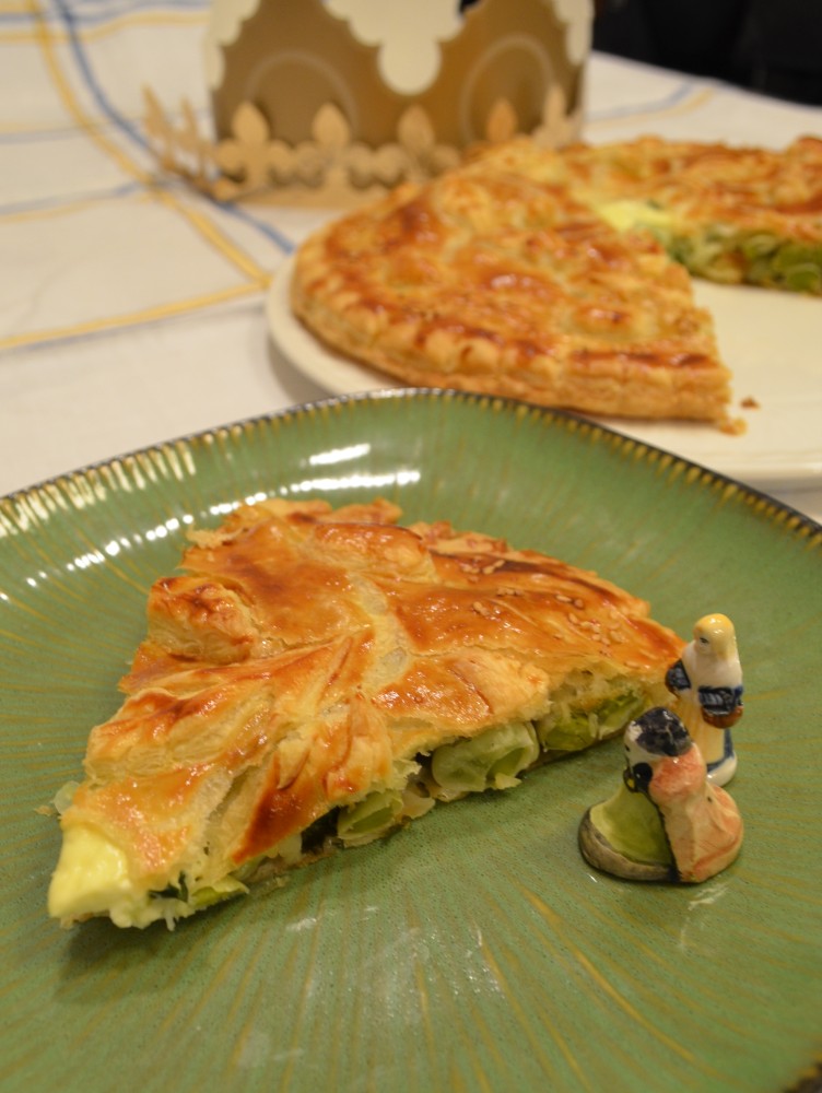 Galette des rois salée aux fèves CCcuisine