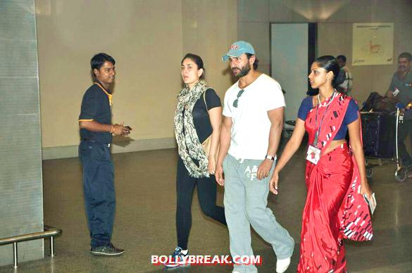 Kareena Kapoor, Saif Ali Khan - (3) - Saif & Kareena return from Paris - Airport Pics 2012