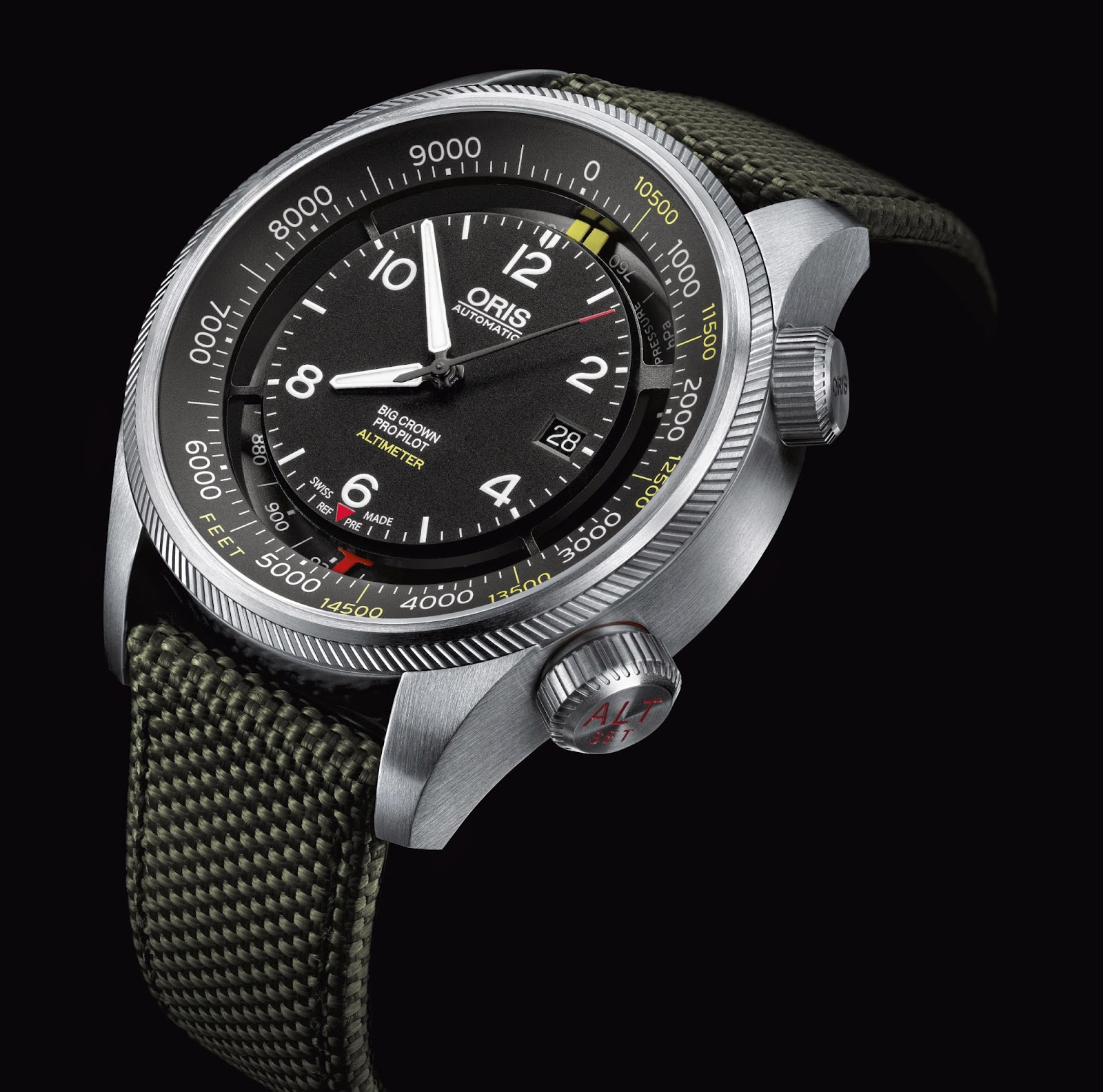 Swiss Made Oris Big Crown ProPilot Altimeter Watch