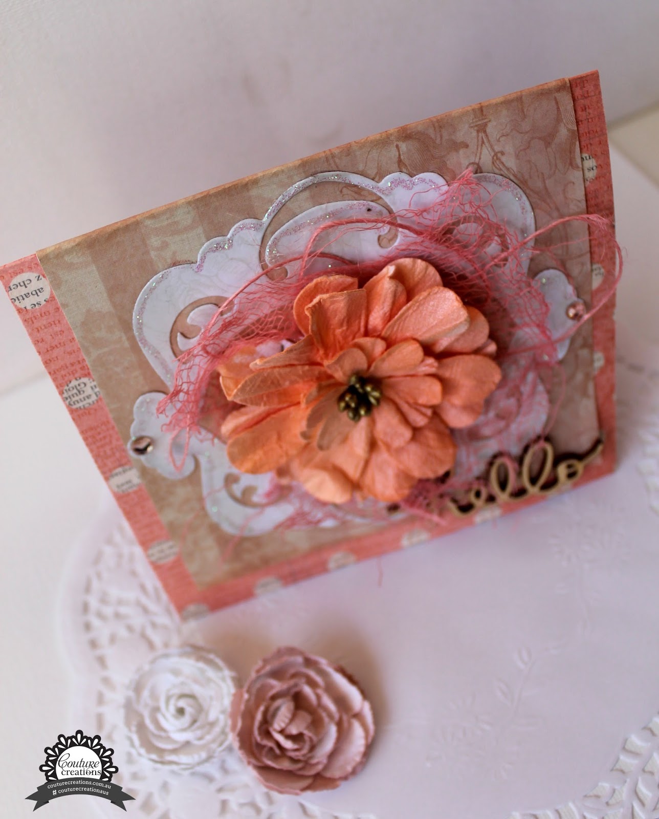 Hello Card by Bernii Miller | Couture Creations