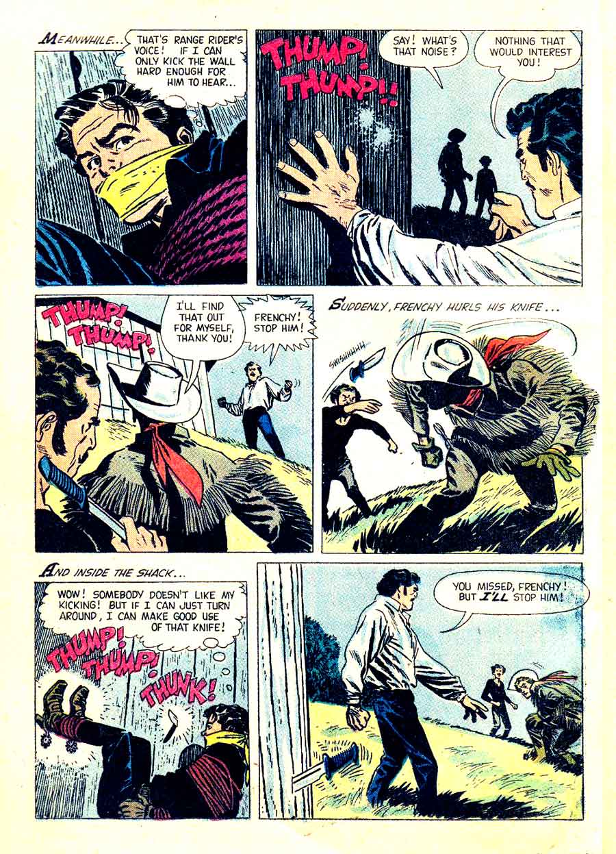 Western Roundup v1 #18 dell comic book page art by Alex Toth