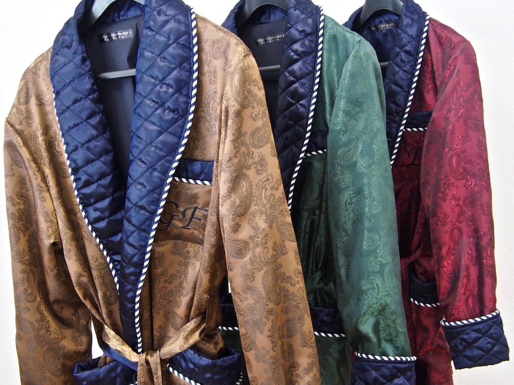 Men's Paisley Silk Dressing Gowns