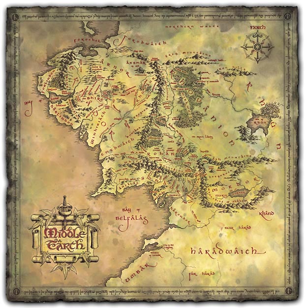MyBlog: The Lord Of The Rings: Maps