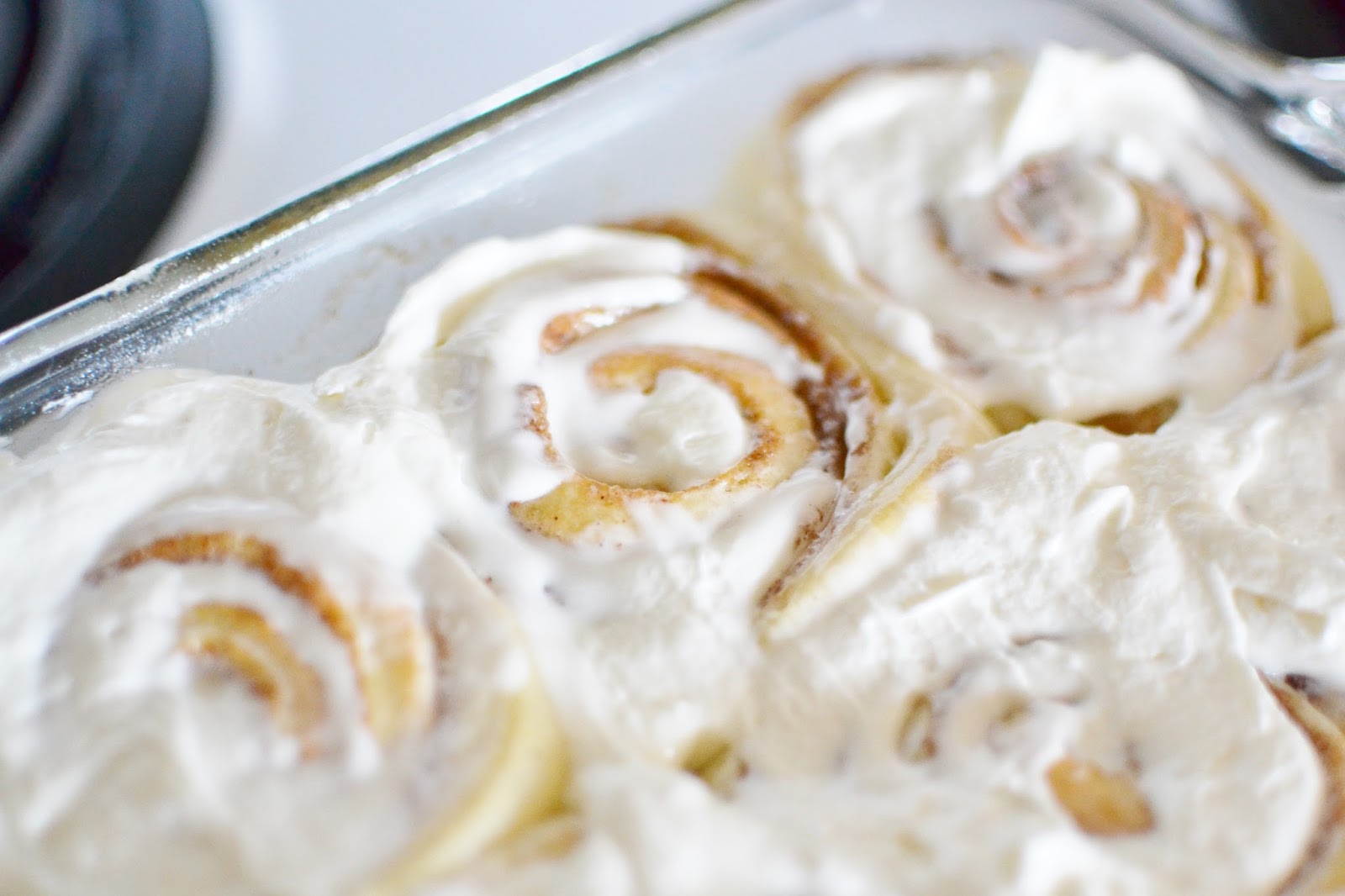 Miranda's Recipes Cinnabon Cinnamon Rolls with Whipped Cream Cheese