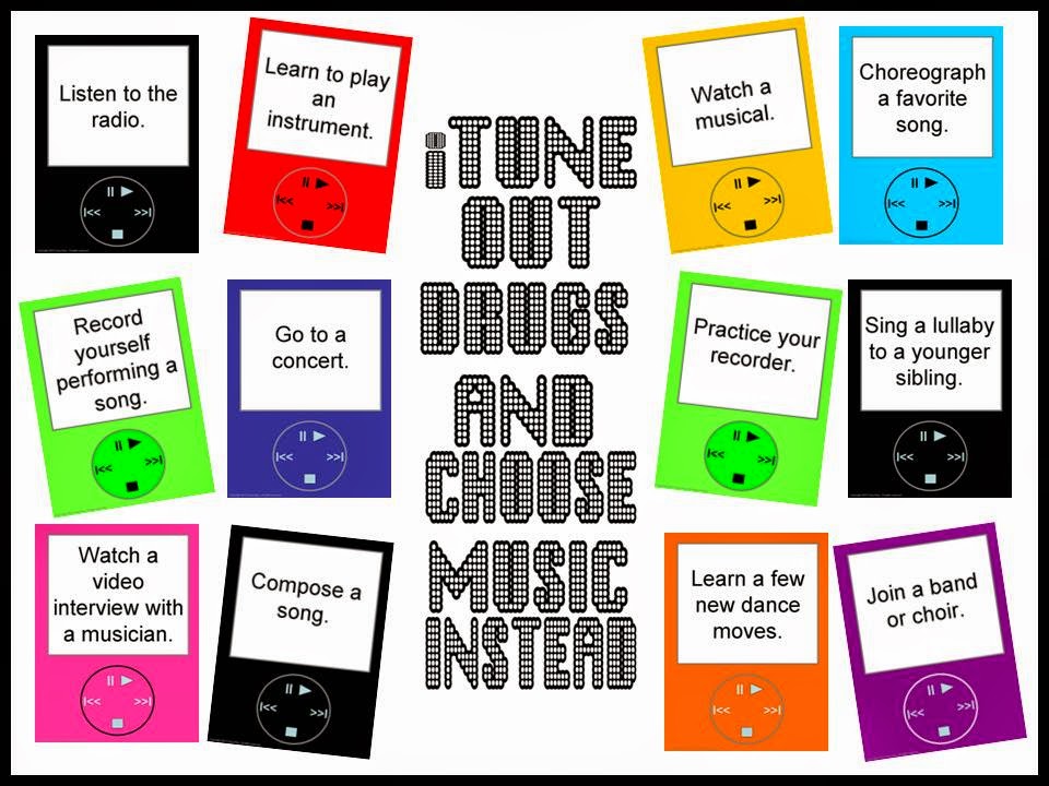 http://www.teacherspayteachers.com/Product/iTune-Out-Drugs-and-Choose-Music-Instead-777955