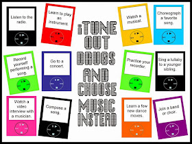 http://www.teacherspayteachers.com/Product/iTune-Out-Drugs-and-Choose-Music-Instead-777955