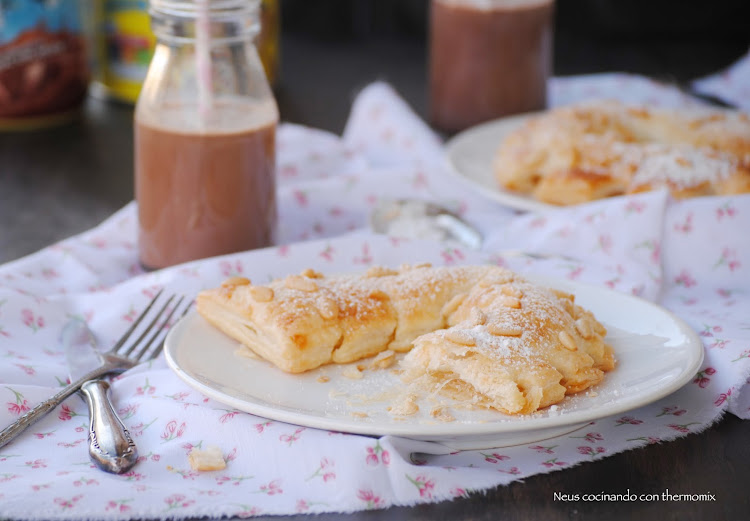 Herradura de hojaldre rellena de cabello de ángel-neus-cocinando-con-thermomix