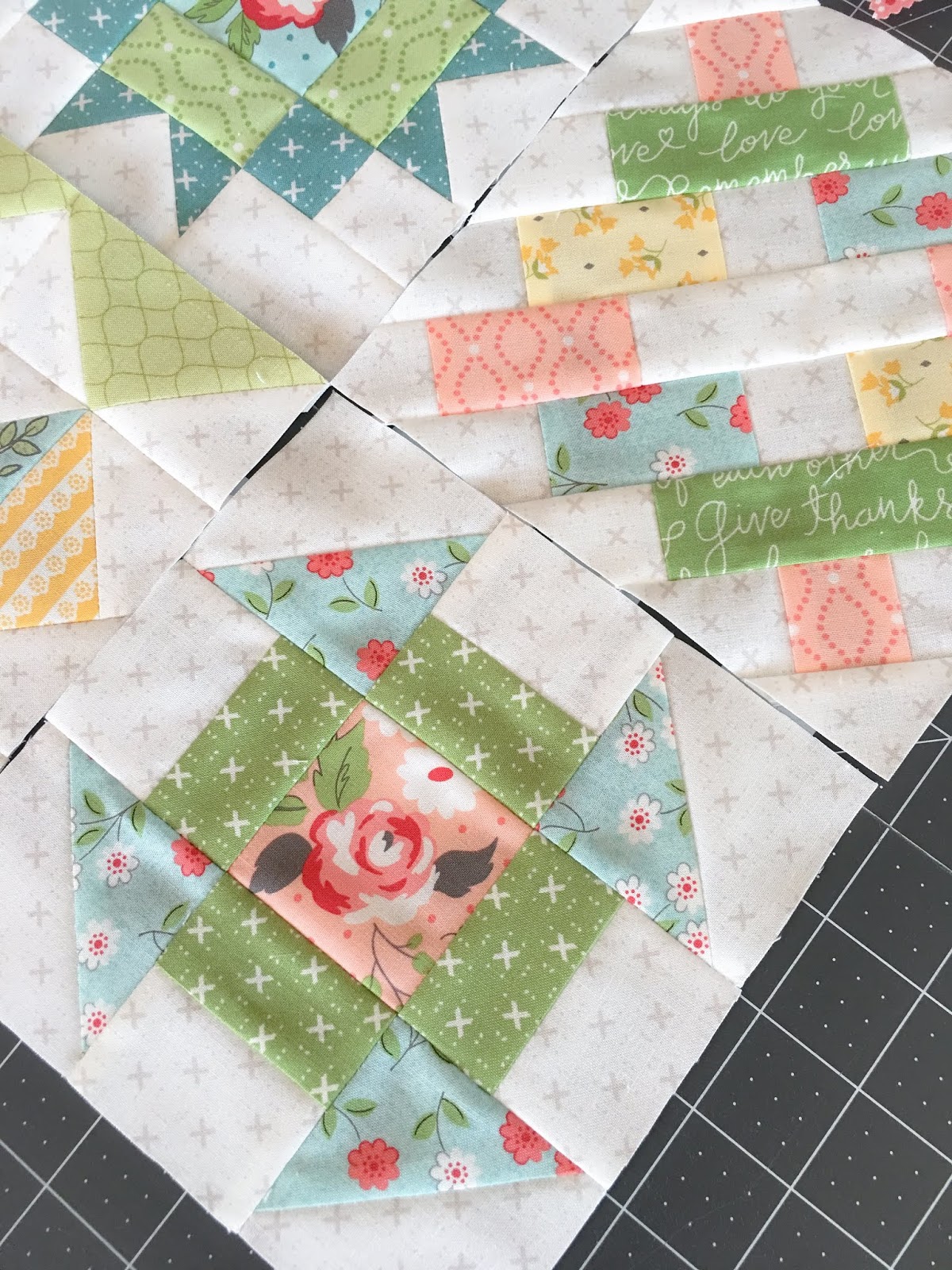 Carried Away Quilting Summer Moon QAL May blocks