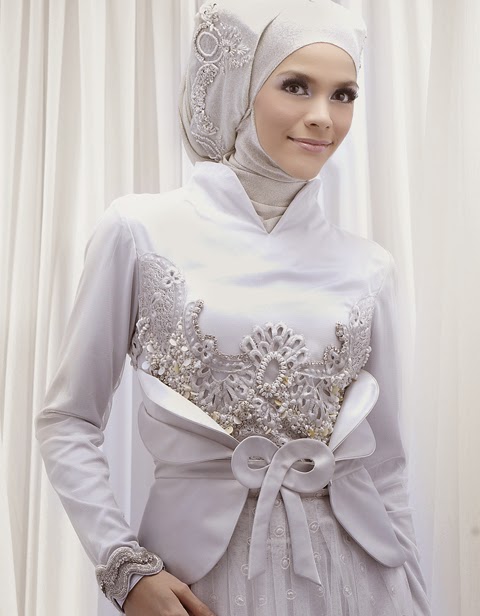 model baju pengantin muslimah
