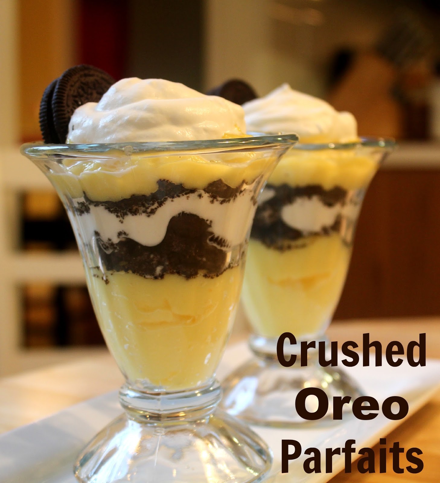 Still Lucky Crushed Oreo Vanilla Pudding Parfait