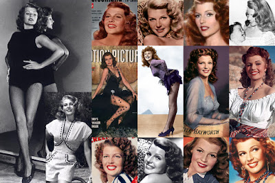 Rita Hayworth collage pretty beautiful