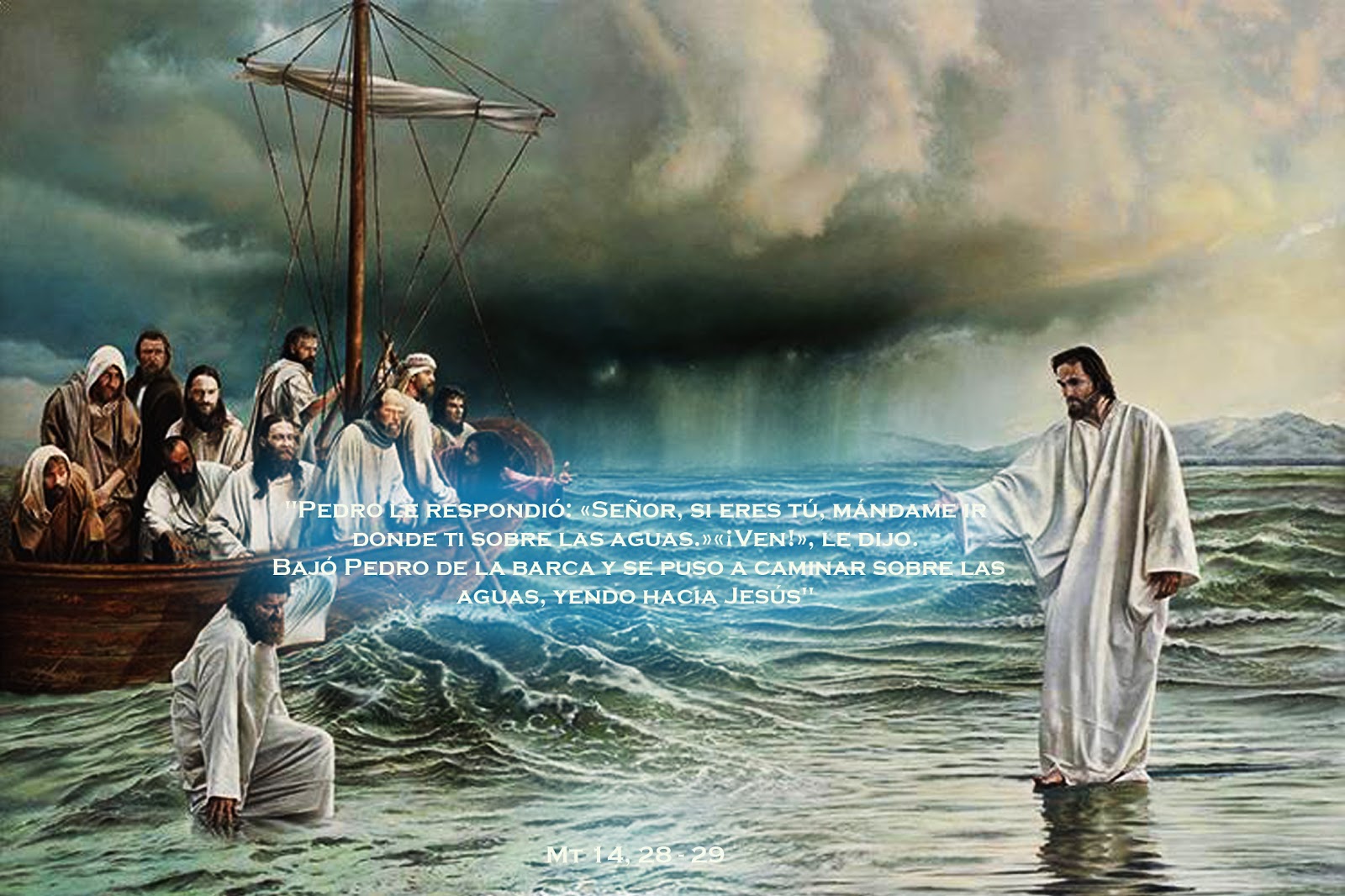 EVANGELIO DE MATEO VEN Mt 14 28 29 EVANGELIO DE MATEO VEN Mt 14 28 29