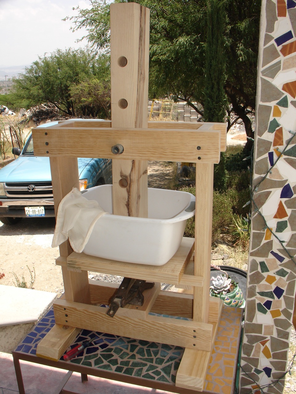 The Succulent Seer Honey Harvesting DIY Honey Press