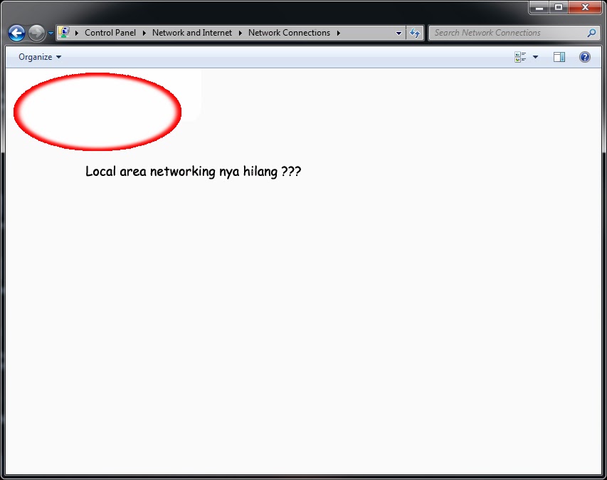 Mr. 13! adapter setting hilang atau tidak ada pada device manager