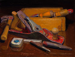 painting carpenter tools still contemporary fine wang daily artist realism canvas artists drawings wangfineart bid eugene