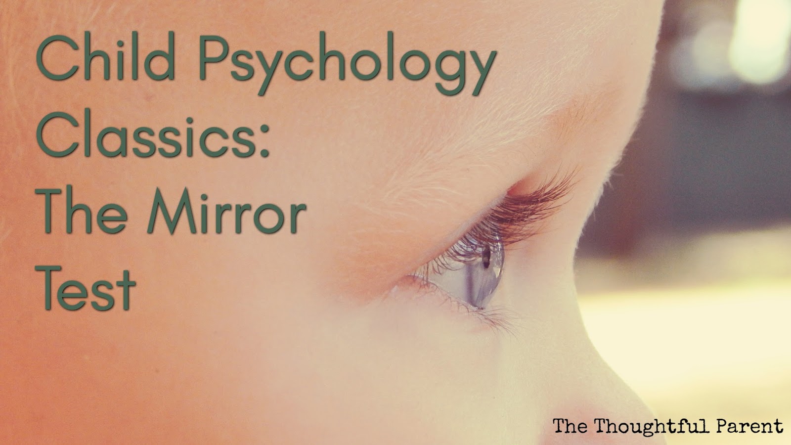 Child Psychology Classics The Mirror Test