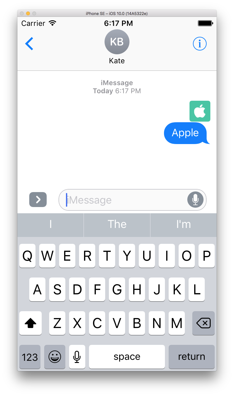Basic Sticker Extension using Messages SDK iMessage App Extension