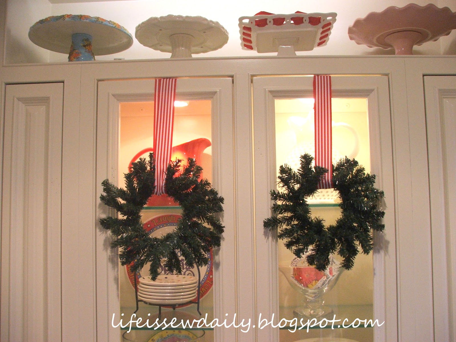 Wreaths holiday Life is Sew Daily: How to Hang a Wreath Almost Anywhere