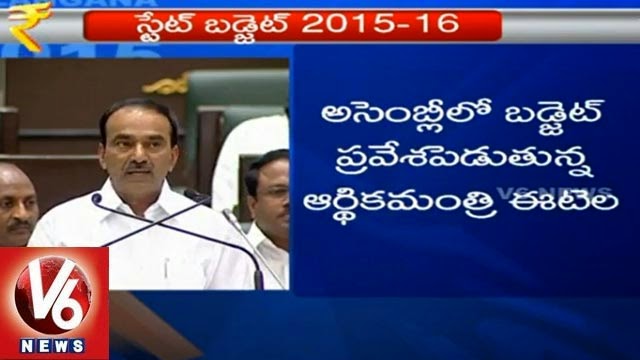 Etela Rajender Introduces Telangana State Budget 2015-16 – T Assembly Session