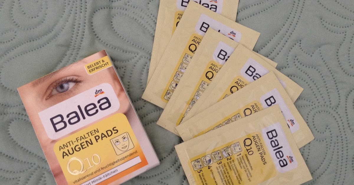 Balea Antiaging Q10 eye pads Beauty Notes by Athina