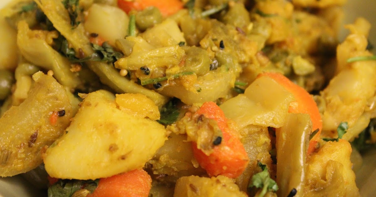 Aparna's Cookbook Bengali Vegetable Medley (Panch mishali)