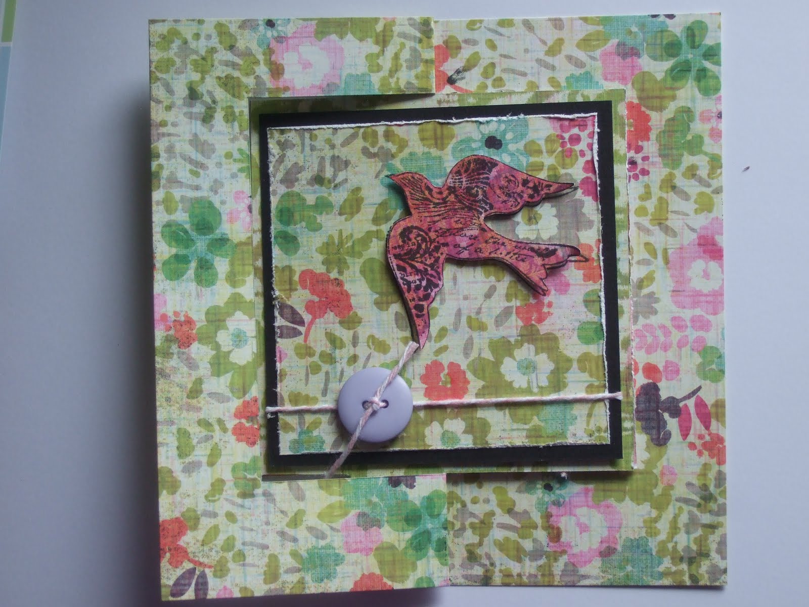 Frantic Stamper Happenings: Technique Thursday: Make a swing card