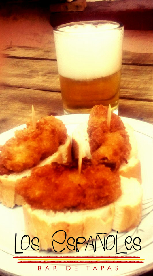 Los Españoles bar de tapas Tapas de croquetas de pollo